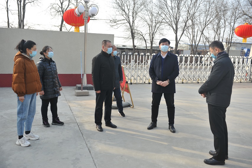 保定市民政局长田彦军走访慰问春节坚守一线干部职工